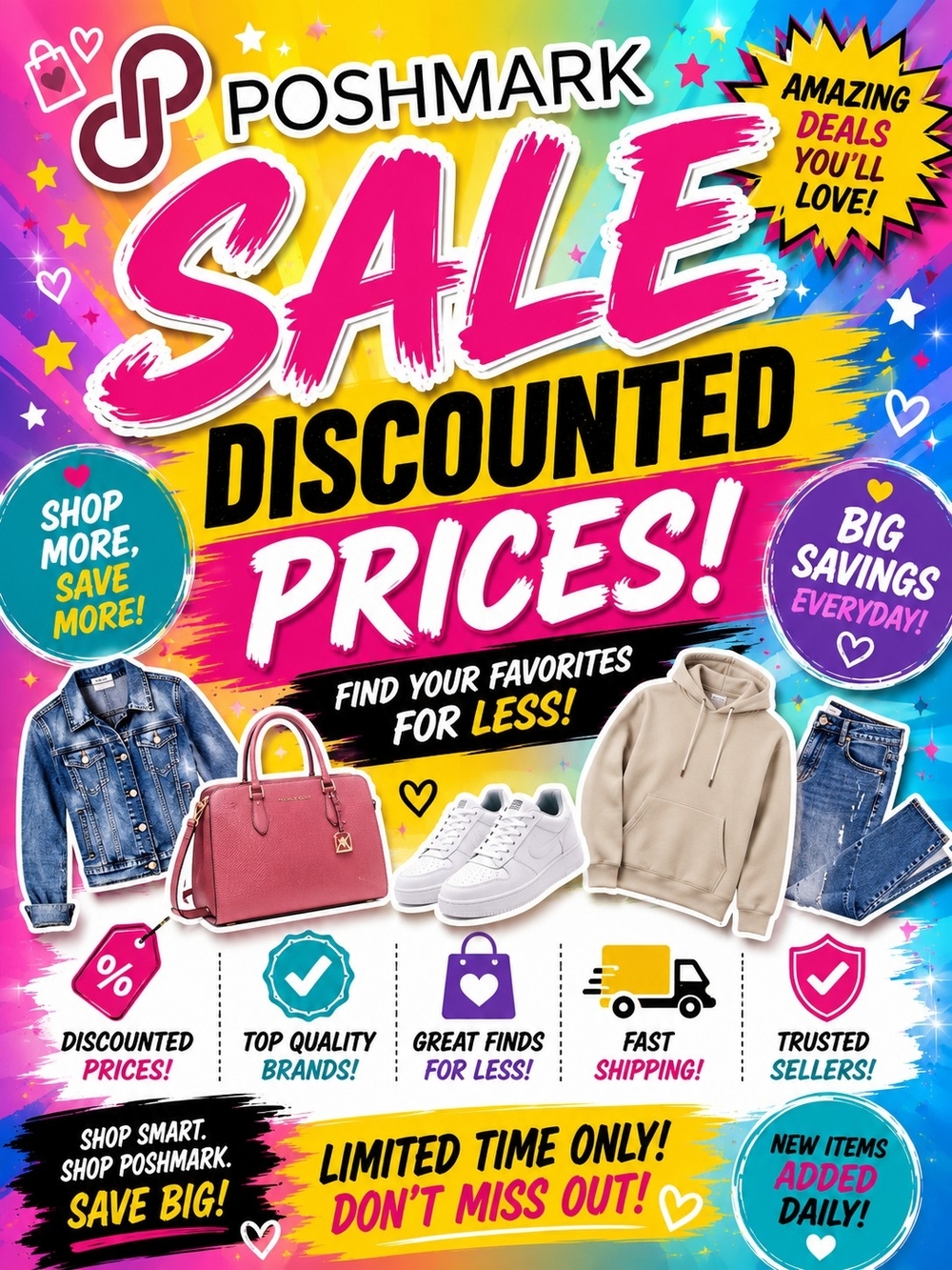 POSH DEALS!  JOIN ME TONIGHT FOR LIVE SHOW AT SIX P M. EST